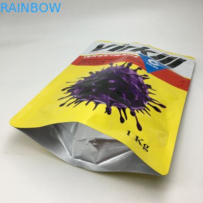 کیسه های بسته بندی مواد غذایی ذخیره سازی مواد غذایی فویل آلومینیومی ورقه ورقه ای بسته بندی Ziplock 1 کیلویی کیسه های پودر مواد غذایی