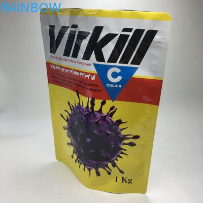 کیسه های بسته بندی مواد غذایی ذخیره سازی مواد غذایی فویل آلومینیومی ورقه ورقه ای بسته بندی Ziplock 1 کیلویی کیسه های پودر مواد غذایی