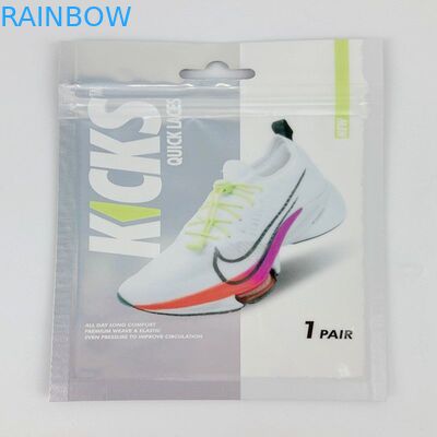 کیسه های بسته بندی پلاستیکی مینی زیپ کیسه ای بسته بندی کیسه مهر و موم سه طرفه برای بند کفش