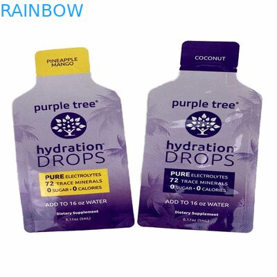 کیسه های خوراکی غلات سفارشی Mylar کیسه کره بادام زمینی شکلات بسته بندی پودر ساشه کیسه های ضد بو