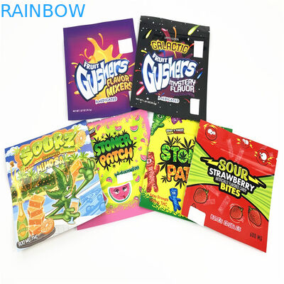 کیف مات CMYK 100mic Mylar Foil Pouch Packaging VMPET CBD Package Pouch