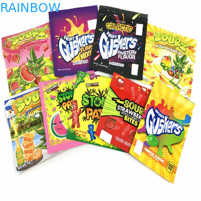 کیسه 120mic CMYK Zip Lock قابل استفاده برای کودکان کیف های خروجی Mylar