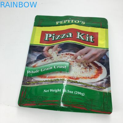 کیت پیتزا MOPP VMPET 296g کیسه ایستاده Ziplock Grain Crust 10.5oz