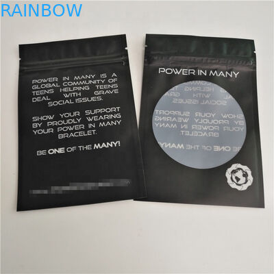 کیسه های جواهرات پلاستیکی CMYK Gravnre Zipper Packaging SGS VMPET 10C