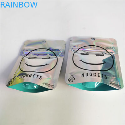 کیسه زیپ 3.5 گرم Cbd گیاهی بسته بندی مات براق 12C VMPET Cbd زیپ