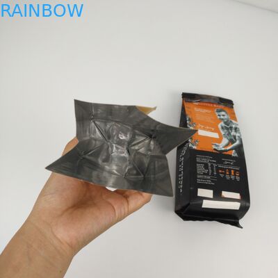 کیسه بسته بندی 200mic CMYK کیسه بسته بندی SGS 12C PE Side Gusset Zipper