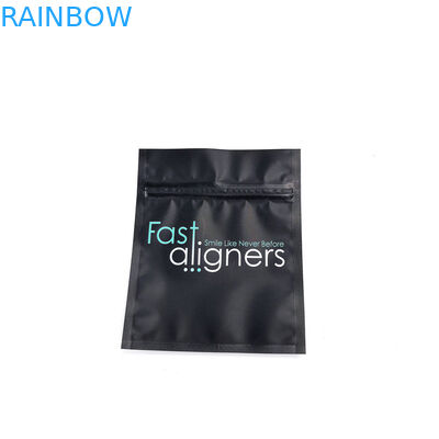 کیف نگهدارنده Mylar پلاستیکی Ziplock Bag Pearl Aligners MOPP Matt