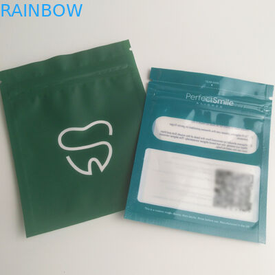 90mic Matt MOPP PE Plastic Mylar Pouch Grip Seal For Aligners مروارید