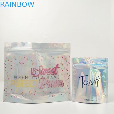 کیسه های بسته بندی 1.2c Mpet CMYK Ziplock پلاستیکی VMPET Gravure برای لوازم آرایشی طلا و جواهر
