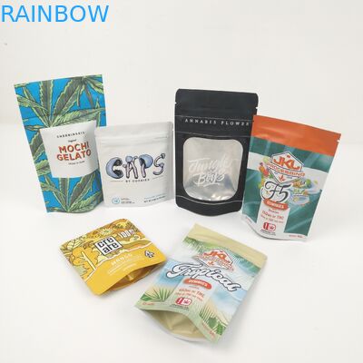 کیسه های فویل آلومینیومی CMYK 200mic VMPET Gravure Doypack Zipper Pouch