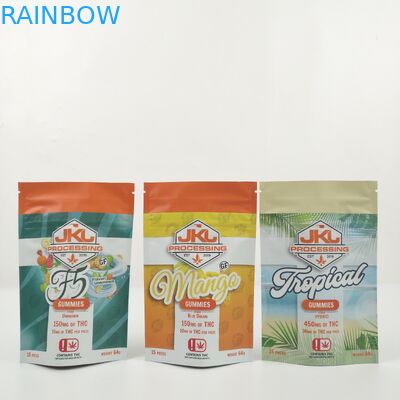 کیسه زیپ مات Doypack 0.7c Al Stand up Zip Compostable برای میان وعده Bolsa