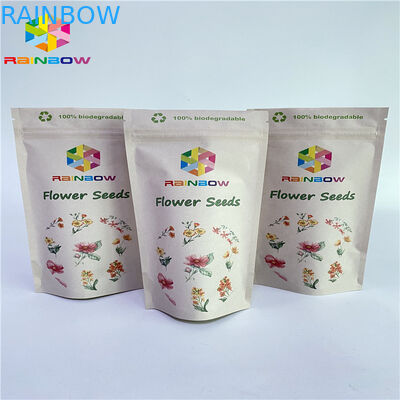 Pa 1.5c 80mic Kraft Paper Ziplock Bag Vmpet کیسه های بسته بندی مهره ورقه ای