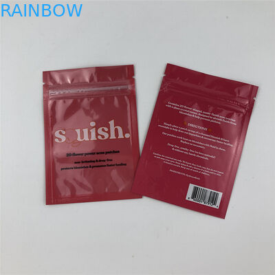 کیسه زیپ 120mic MOPP Gravure Mylar Zipper 0.7c Al با پنجره جلو شفاف