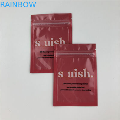 کیسه زیپ 120mic MOPP Gravure Mylar Zipper 0.7c Al با پنجره جلو شفاف