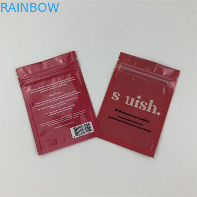 کیسه زیپ 120mic MOPP Gravure Mylar Zipper 0.7c Al با پنجره جلو شفاف