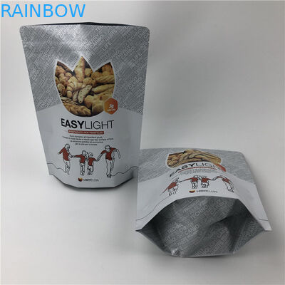 200mic CMYK MOPP Moringa Stand Up Ziplock Bag 1000g SGS برای پودر پروتئین