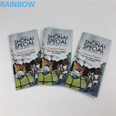 مهر و موم پشت کیسه سفارشی بسته بندی مواد غذایی درجه پلاستیک نوار گرانولا برای بسته بندی شکلات/میله انرژی