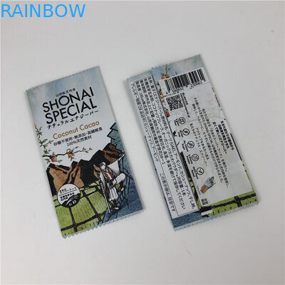 مهر و موم پشت کیسه سفارشی بسته بندی مواد غذایی درجه پلاستیک نوار گرانولا برای بسته بندی شکلات/میله انرژی