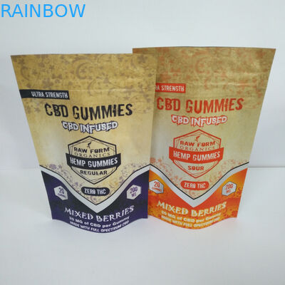 150 میلی گرم THC CBD Sugar Doypack Candies کیسه بسته بندی Gummies کیسه بسته بندی آب نبات Gummies