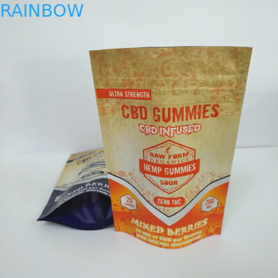 150 میلی گرم THC CBD Sugar Doypack Candies کیسه بسته بندی Gummies کیسه بسته بندی آب نبات Gummies