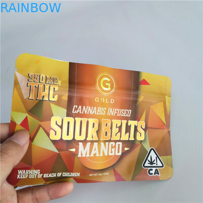 کیسه های زیپلاک مایلار 4×6 اینچ با روکش فویل THC CBD Swiss Weeds