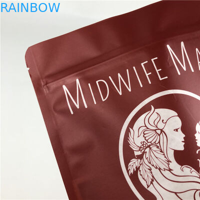 کیسه بسته بندی مواد غذایی آلومینیومی با جلوه مات پلاستیکی لمینت ایستاده چای مخلوط سبزیجات کیسه کیسه ای برای چیپس