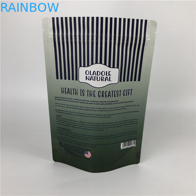 تراشه های چاپ سفارشی کیسه های کاغذی با قفل زیپی کیسه های ایستاده