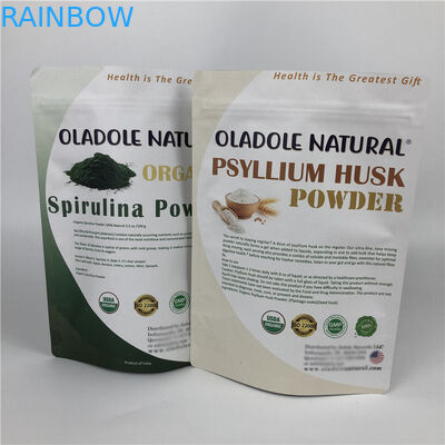 تراشه های چاپ سفارشی کیسه های کاغذی با قفل زیپی کیسه های ایستاده