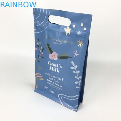 زیپ قفل کف تخت کیسه های کف تخت با دسته برای بسته بندی اسکراب بدن