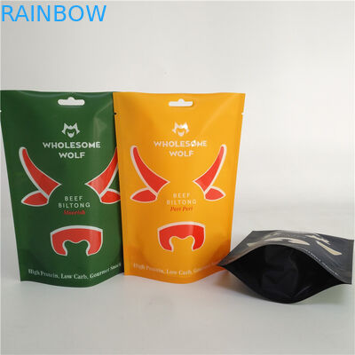 MOPP Childproof Mylar Bag Biltong Beef Jerky بسته بندی 110 میکرون