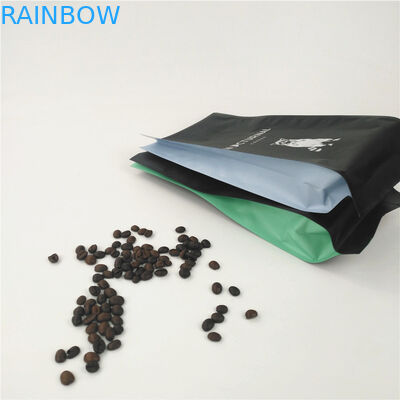 کیسه های فویل آلومینیومی CMYK OPP برای اسنک آجیل قهوه MOPP PE Pa 1.5c