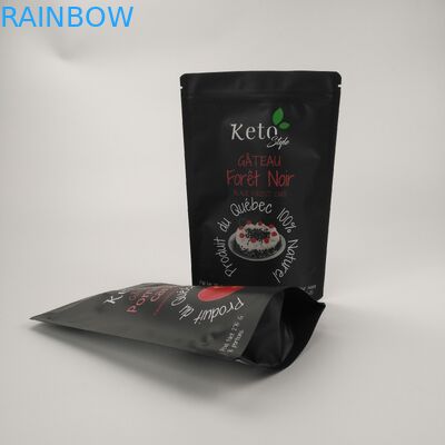 کیسه زیپ پلاستیکی CMYK VMPET خود آب بندی 110 میکرون AL CPP خوراکی مایلار کیسه