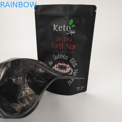 کیسه زیپ پلاستیکی CMYK VMPET خود آب بندی 110 میکرون AL CPP خوراکی مایلار کیسه