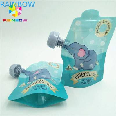 کیسه ایستاده پلاستیکی 1.2C VMPET 200mic MOPP CMYK Doypack با زیپ