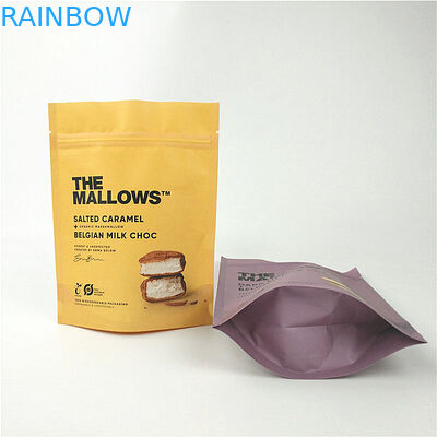 اسنک شیر شکلات کاغذ کرافت کیسه ایستاده چند لایه MOPP PET PE