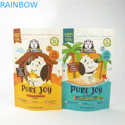 کیسه زیپ ایستاده کاغذ کرافت سازگار با محیط زیست قابل بازیافت زیست تخریب پذیر