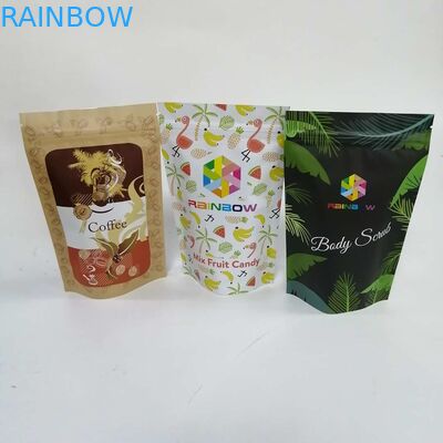 کیسه ایستاده فویل آلومینیومی VMPET چند لایه پلاستیکی کیسه زیپ مایلار ضد رطوبت