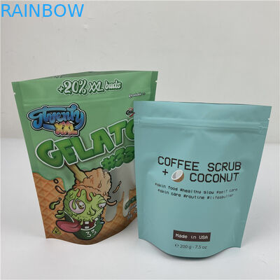 کیسه های پلاستیکی ضد بو مات رنگی CMYK کیسه بسته بندی مواد خوراکی آب نبات 3.5 گرمی