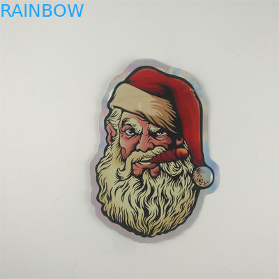 کیسه های زیپ دار کانابیس Gummies Jolly Cannabis Die Cut Shape 7g