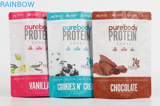 کیسه های پلاستیکی خوراکی مایلار برای بسته بندی کیسه ایستاده زیپلاک برای غذا