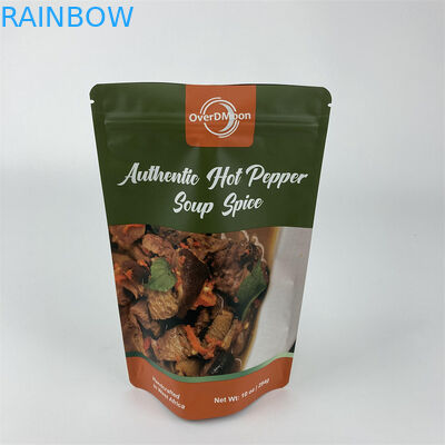 کیسه های پلاستیکی THC بسته بندی Stand Up Doypack Ziplock