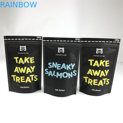 کیسه های پلاستیکی چاپ شده CMYK بسته بندی کیسه غذای سگ کاغذ کرافت