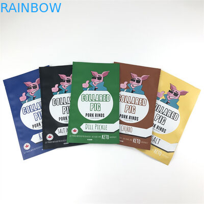 کیسه های زیپی مایلار پلاستیکی مهر و موم سه جانبی مقاوم در برابر بو