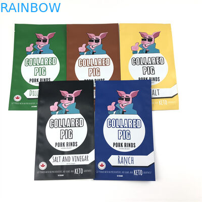 کیسه های زیپی مایلار پلاستیکی مهر و موم سه جانبی مقاوم در برابر بو