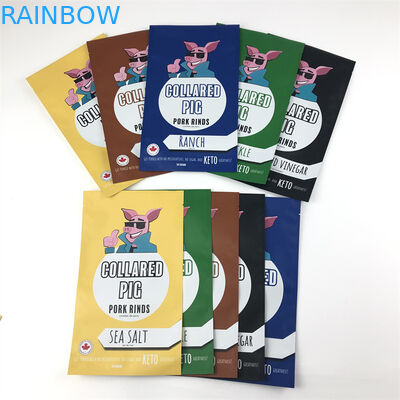 کیسه های زیپی مایلار پلاستیکی مهر و موم سه جانبی مقاوم در برابر بو