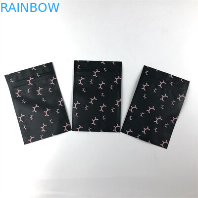 کیسه پلاستیکی زیپ قفل فویل آلومینیومی مایلار قابل آب بندی مجدد سه طرفه