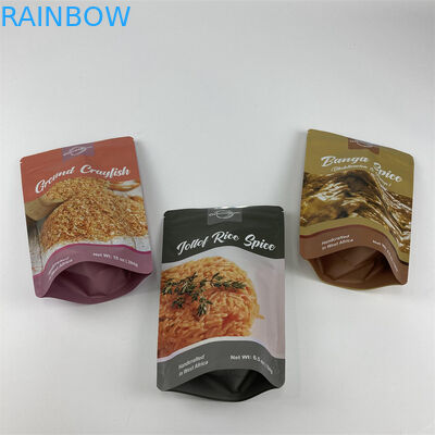 کیسه بسته بندی توتون و تنباکو Stand Up Doypack Hot Seal Packet Zipper with Logo