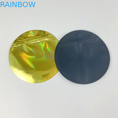 کیسه های فویل آلومینیومی هولوگرافیک Mylar قابل آب بندی با قالب سفارشی شکل 3.5G
