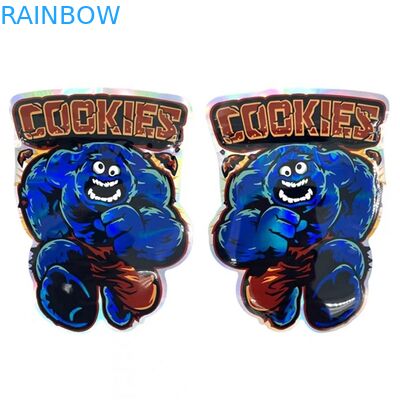 کیسه های مایلار زیپ لاک چاپ شده سفارشی Heat Seal Gummies کیسه های زیپ اسنک فویل آلومینیومی