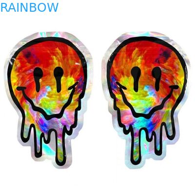 کیسه آب نبات دایره ای نامنظم دای کات با شکل سفارشی کیسه مایلار 3.5G 7G